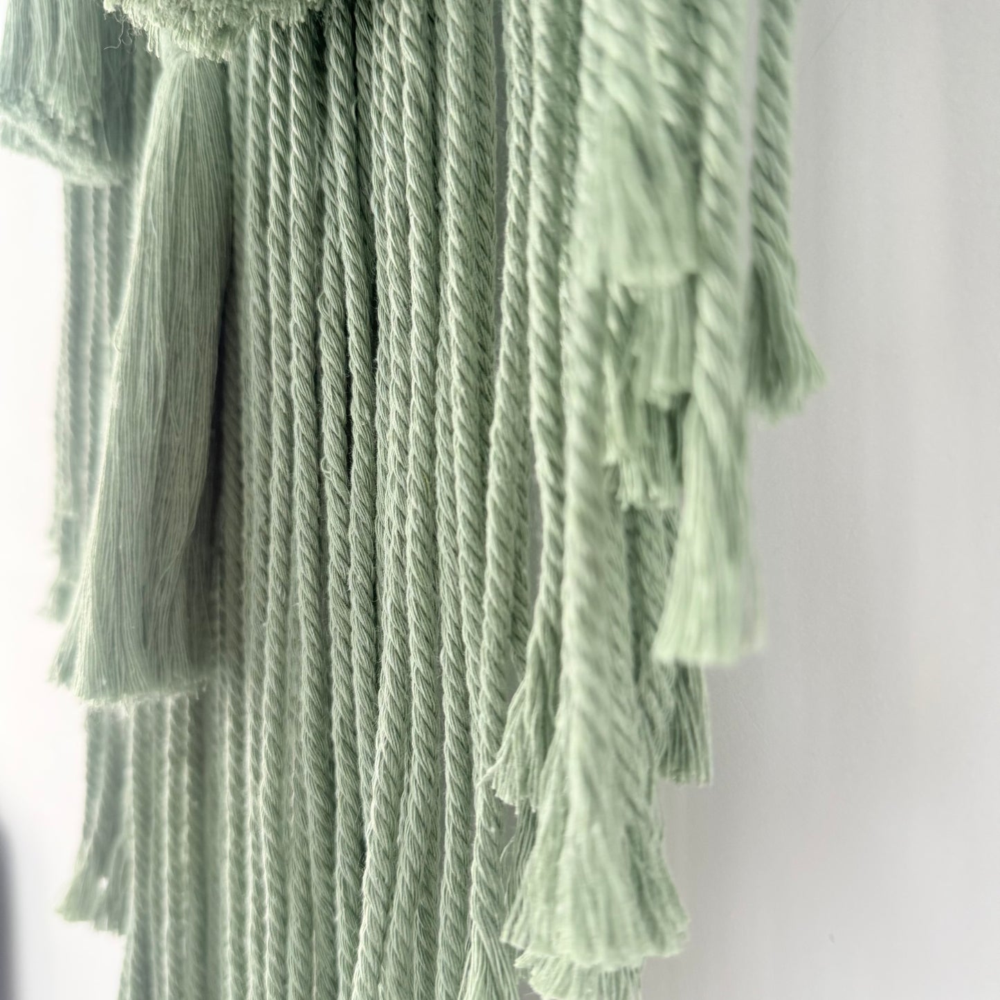 Breeze in Green Macrame Wall Hanging