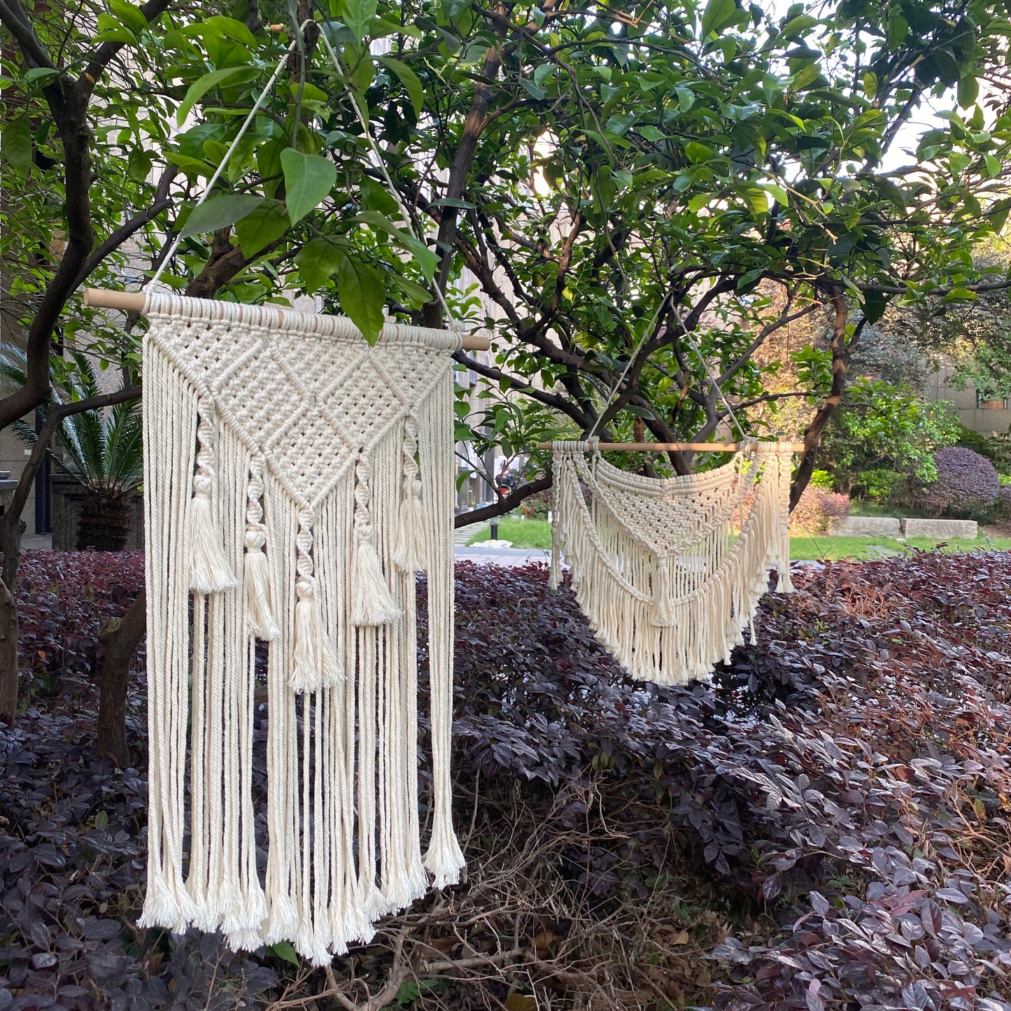 Boho Macrame Wall Hanging | Handmade Woven Tapestry