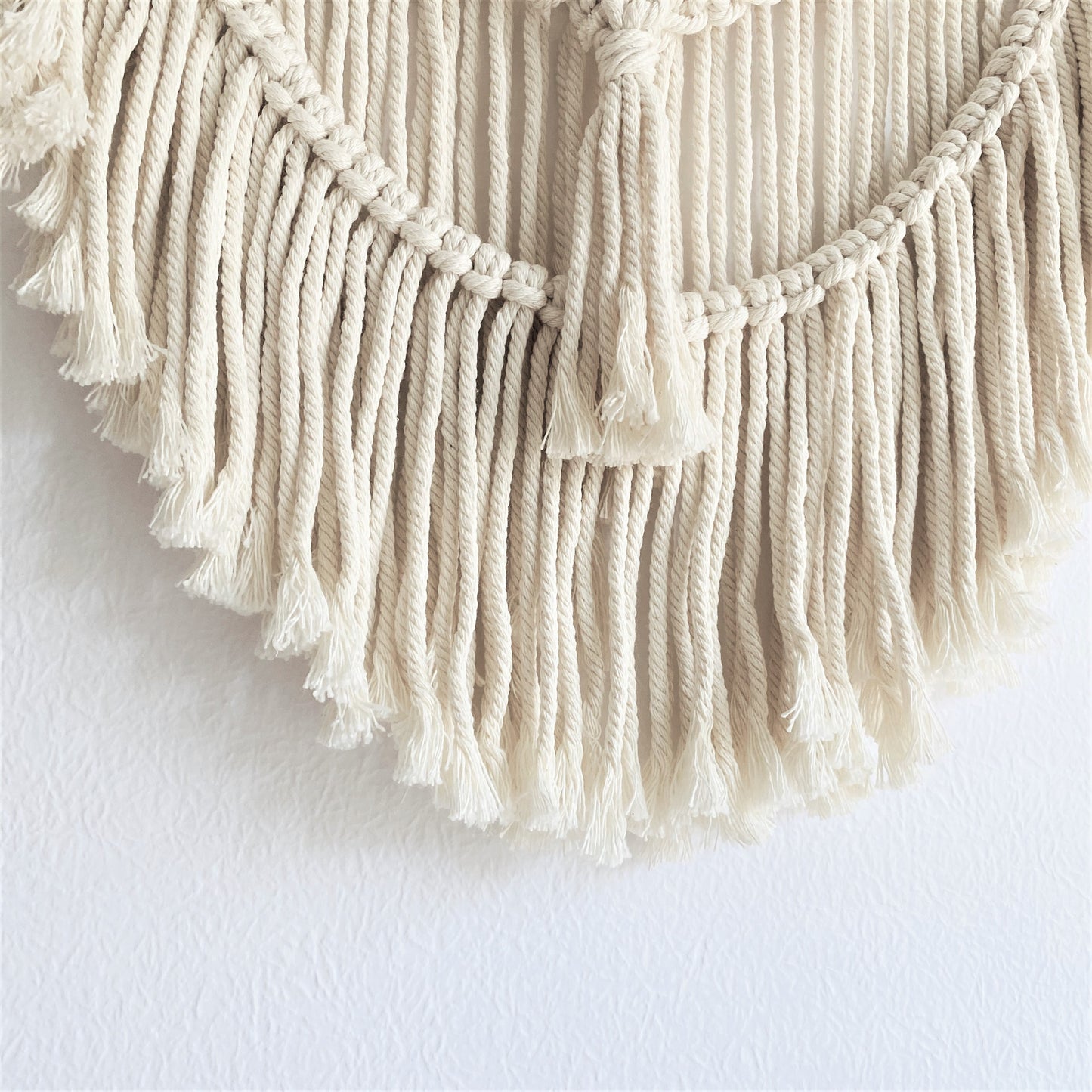 Boho Macrame Wall Hanging | Handmade Woven Tapestry-Cloud