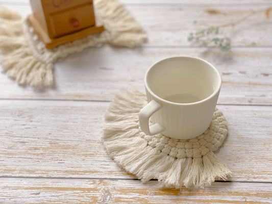 Handmade boho style coaster